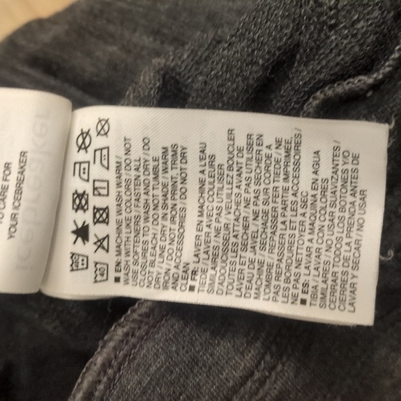 Pristine Icebreaker Crush Women's Merino Wool Jogger Charcoal Gray Size Small - Picture 7 of 11